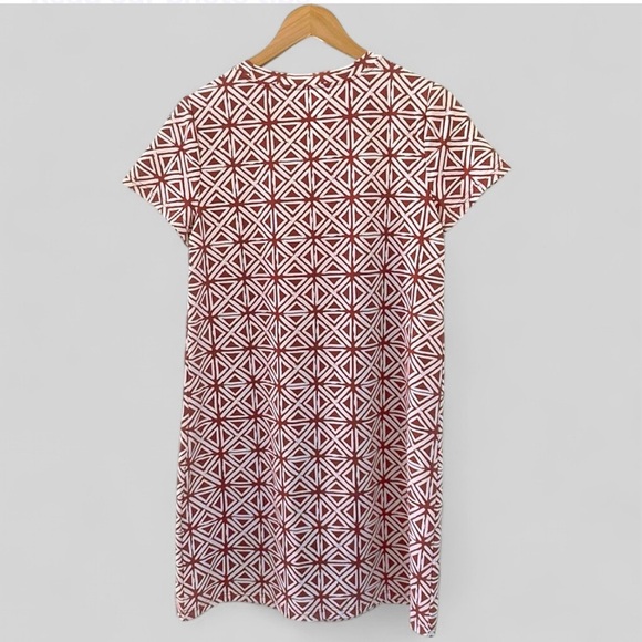 Southern Tide-Women's Chanelle Performance Geo Dress-Dusty Coral-size M-NWT - Picture 5 of 11